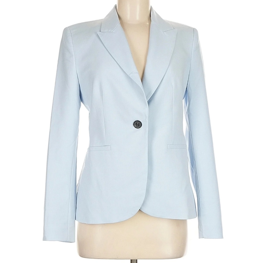 ZARA LIGHT BLUE FITTED BLAZER
